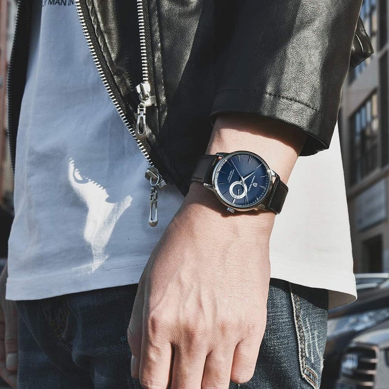 Pagani Design Vintage Men's Watch VH65 Quartz Movement with Leather Strap - Waterproof Business Sport Wristwatch - Image 5